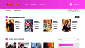 What Manga1st.com website looked like in 2021 (3 years ago)