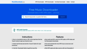 What Musicdownload.zone website looked like in 2021 (3 years ago)