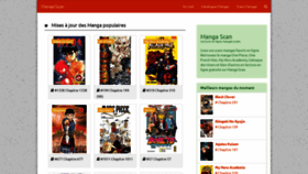 What Mangascan.cc website looked like in 2021 (3 years ago)