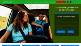 What Myecocar.fr website looked like in 2021 (3 years ago)