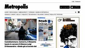 What Metropolisweb.it website looked like in 2021 (5 years ago)