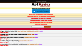 What Mp4moviez2.com website looked like in 2021 (3 years ago)