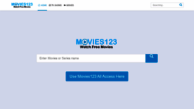 What Movies1234.xyz website looked like in 2021 (3 years ago)