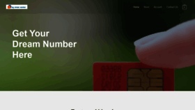 What Mydreamnumber.in website looked like in 2021 (3 years ago)