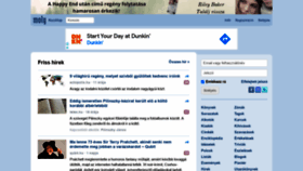 What Moly.hu website looked like in 2021 (5 years ago)