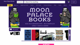 What Moonpalacebooks.com website looked like in 2021 (3 years ago)