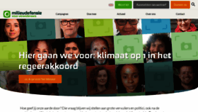 What Milieudefensie.nl website looked like in 2021 (3 years ago)