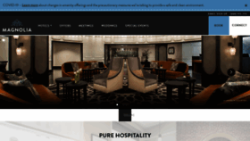 What Magnoliahotels.com website looked like in 2021 (2 years ago)