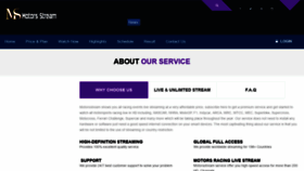 What Motorsstream.com website looked like in 2021 (2 years ago)
