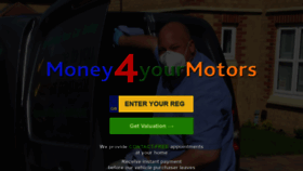 What Money4yourmotors.com website looked like in 2021 (3 years ago)
