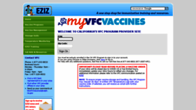 What Myvfcvaccines.org website looked like in 2021 (3 years ago)