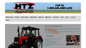 What Mtzbelarusparts.com website looked like in 2021 (2 years ago)