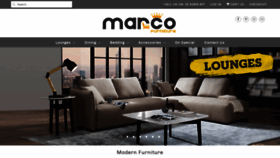 What Marcofurniture.com.au website looked like in 2021 (4 years ago)
