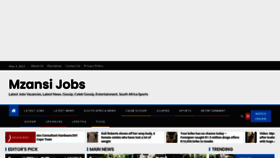What Mzansijobs.com website looked like in 2021 (2 years ago)
