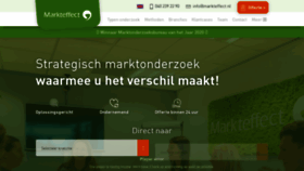 What Markteffect.nl website looked like in 2021 (2 years ago)
