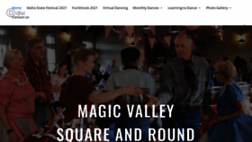 What Magicvalleysquaredance.com website looked like in 2021 (3 years ago)