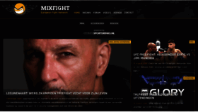 What Mixfight.nl website looked like in 2021 (3 years ago)