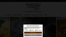 What Mariaesschmecktmir.com website looked like in 2021 (2 years ago)