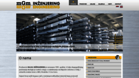 What Mgming.rs website looked like in 2021 (4 years ago)