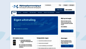 What Mijnhengelsportvereniging.nl website looked like in 2021 (2 years ago)