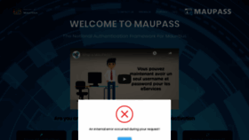 What Maupass.govmu.org website looked like in 2021 (3 years ago)