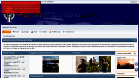 What Mustangv8.com website looked like in 2021 (3 years ago)
