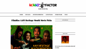 What Mommyfactor.net website looked like in 2021 (2 years ago)