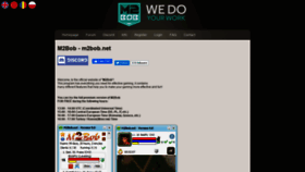 What M2bob.net website looked like in 2021 (3 years ago)