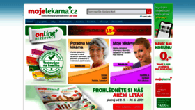 What Mojelekarna.cz website looked like in 2021 (2 years ago)