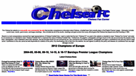 What Mychelseafc.com website looked like in 2021 (2 years ago)