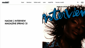 What Models1blog.com website looked like in 2021 (2 years ago)