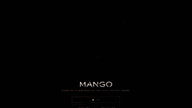 What Mango.com website looked like in 2021 (3 years ago)