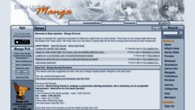 What Mangaupdates.com website looked like in 2021 (3 years ago)