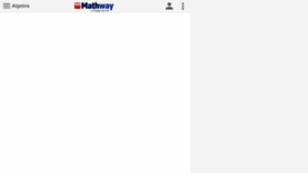 What Mathway.com website looked like in 2021 (3 years ago)