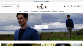 What Magee1866.com website looked like in 2021 (2 years ago)