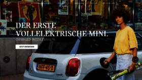 What Mini.de website looked like in 2021 (2 years ago)