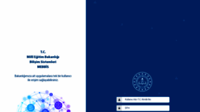 What Mebbisyd.meb.gov.tr website looked like in 2021 (2 years ago)