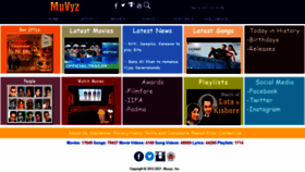 What Muvyz.com website looked like in 2021 (2 years ago)