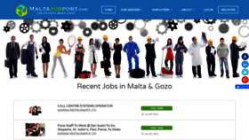 What Maltajobport.com website looked like in 2021 (2 years ago)