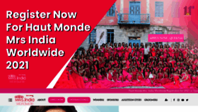 What Mrsindiaworldwide.com website looked like in 2021 (2 years ago)