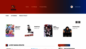 What Mangamanhua.online website looked like in 2021 (2 years ago)