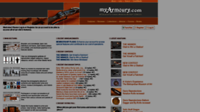 What Myarmoury.com website looked like in 2021 (2 years ago)