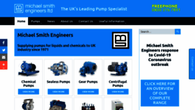 What Michael-smith-engineers.co.uk website looked like in 2021 (2 years ago)