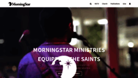 What Morningstarministries.org website looked like in 2021 (3 years ago)