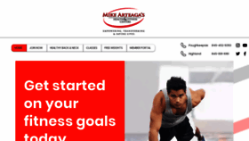 What Mikearteaga.com website looked like in 2021 (2 years ago)