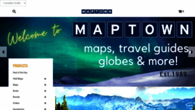What Maptown.com website looked like in 2021 (3 years ago)