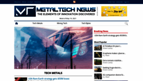 What Metaltechnews.com website looked like in 2021 (3 years ago)