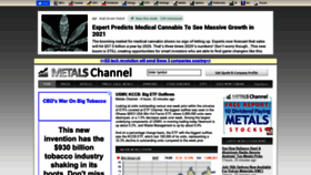 What Metalschannel.com website looked like in 2021 (2 years ago)