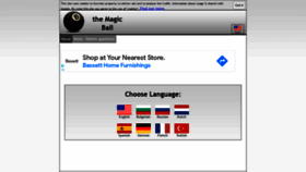What M8ball.com website looked like in 2021 (2 years ago)