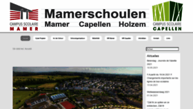 What Mamerschoulen.lu website looked like in 2021 (2 years ago)
